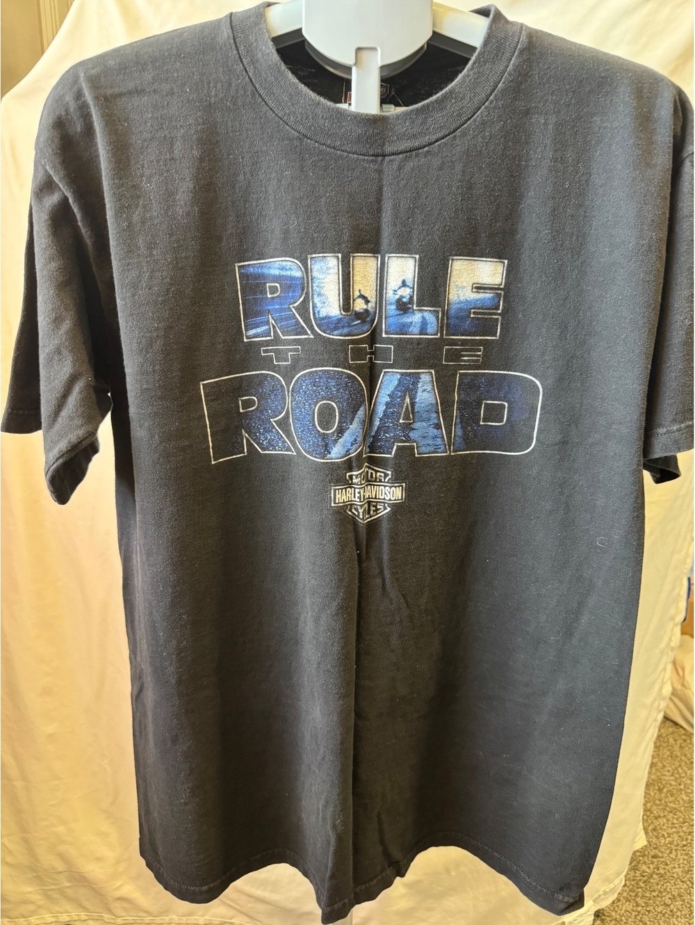 Harley-Davidson Rule the Road XL Black Cotton T-Shirt